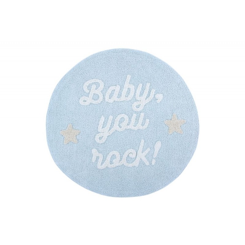 Alfombra Lavable Baby, you rock! Lorena Canals